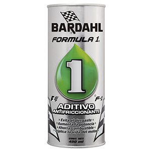 BARDAHL 1 ADITIVO ANTIFRICCIONANTE QUE EVITA EL DESGASTE DEL MOTOR 450 ml